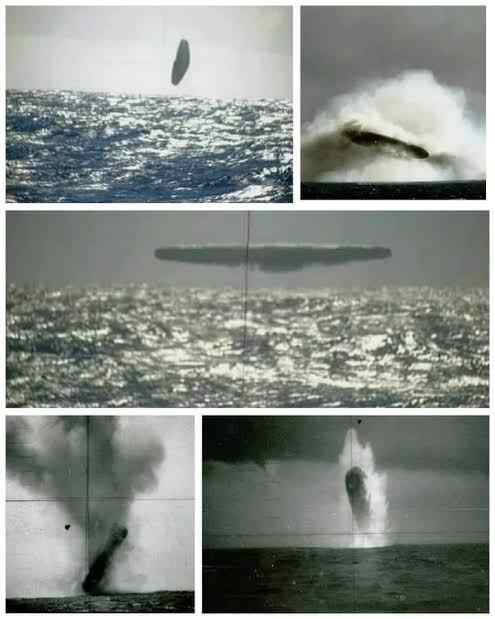 Imagini captate de USS Trepang al Marinei SUA