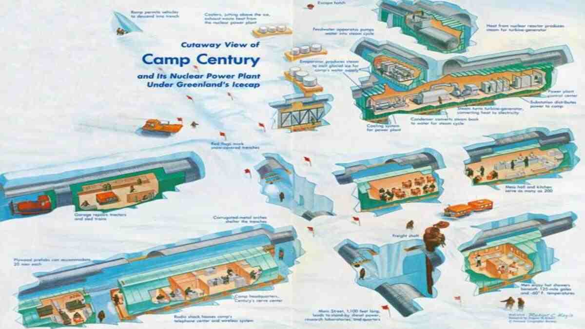 Proiectul Iceworm: Orașul secret de sub gheața Groenlandei, construit pentru arme nucleare